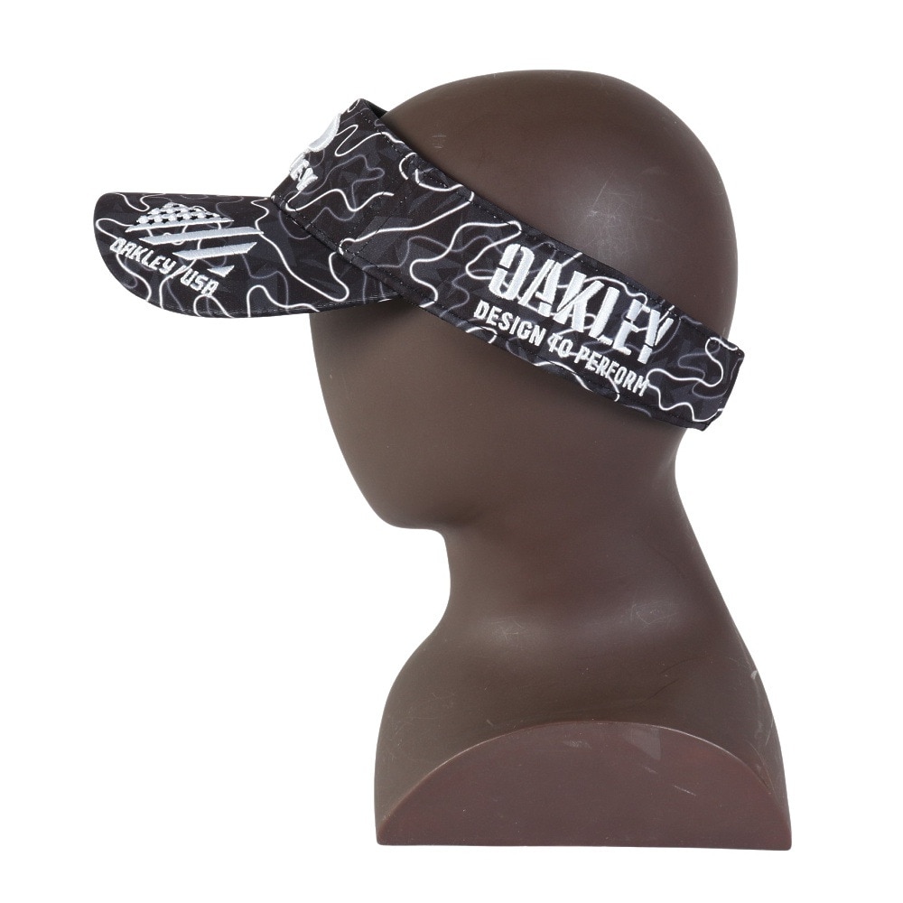 オークリー（OAKLEY）（メンズ）ゴルフ 吸汗速乾 接触冷感 FIXED サンバイザー 25.0 FOS902027-00G