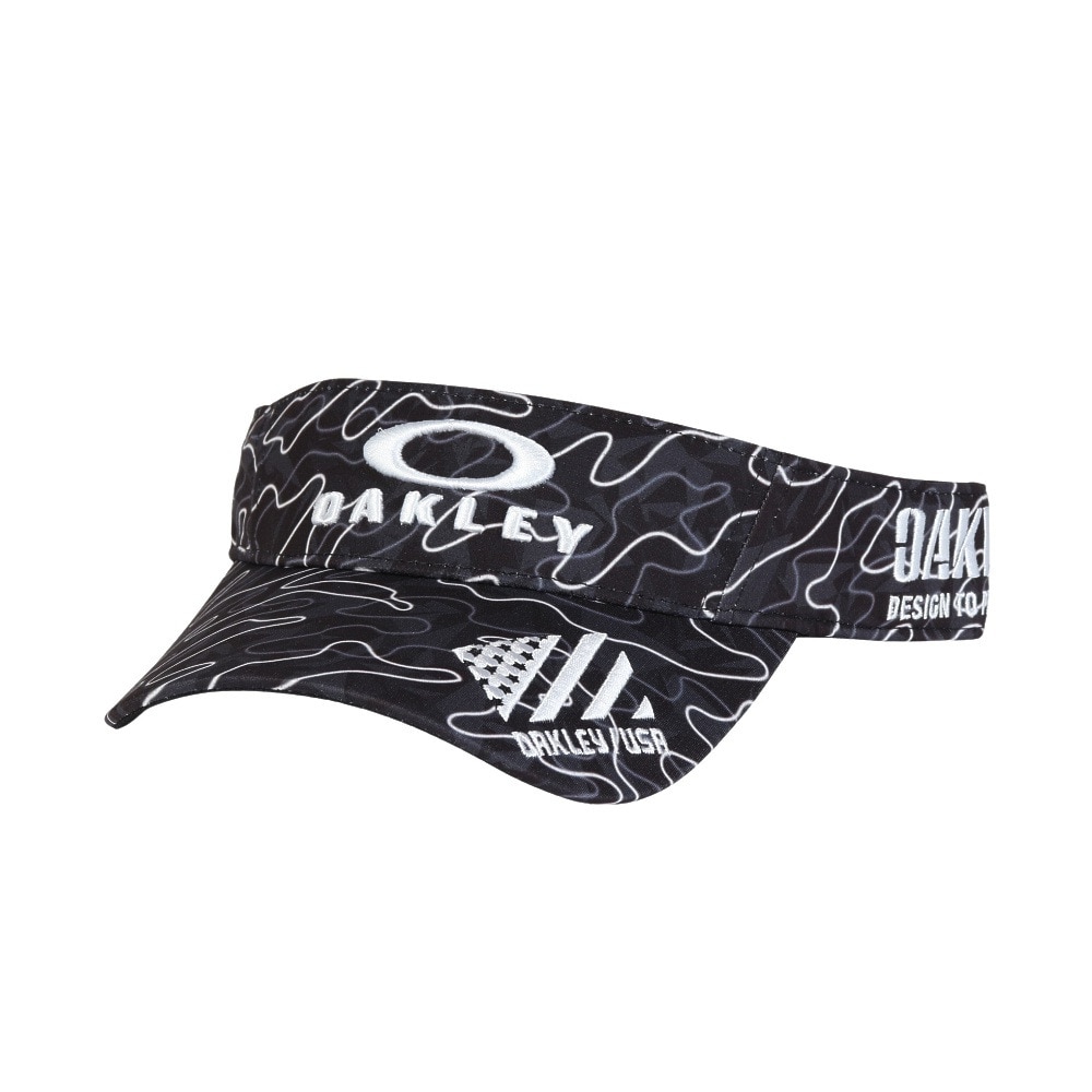 オークリー（OAKLEY）（メンズ）ゴルフ 吸汗速乾 接触冷感 FIXED サンバイザー 25.0 FOS902027-00G