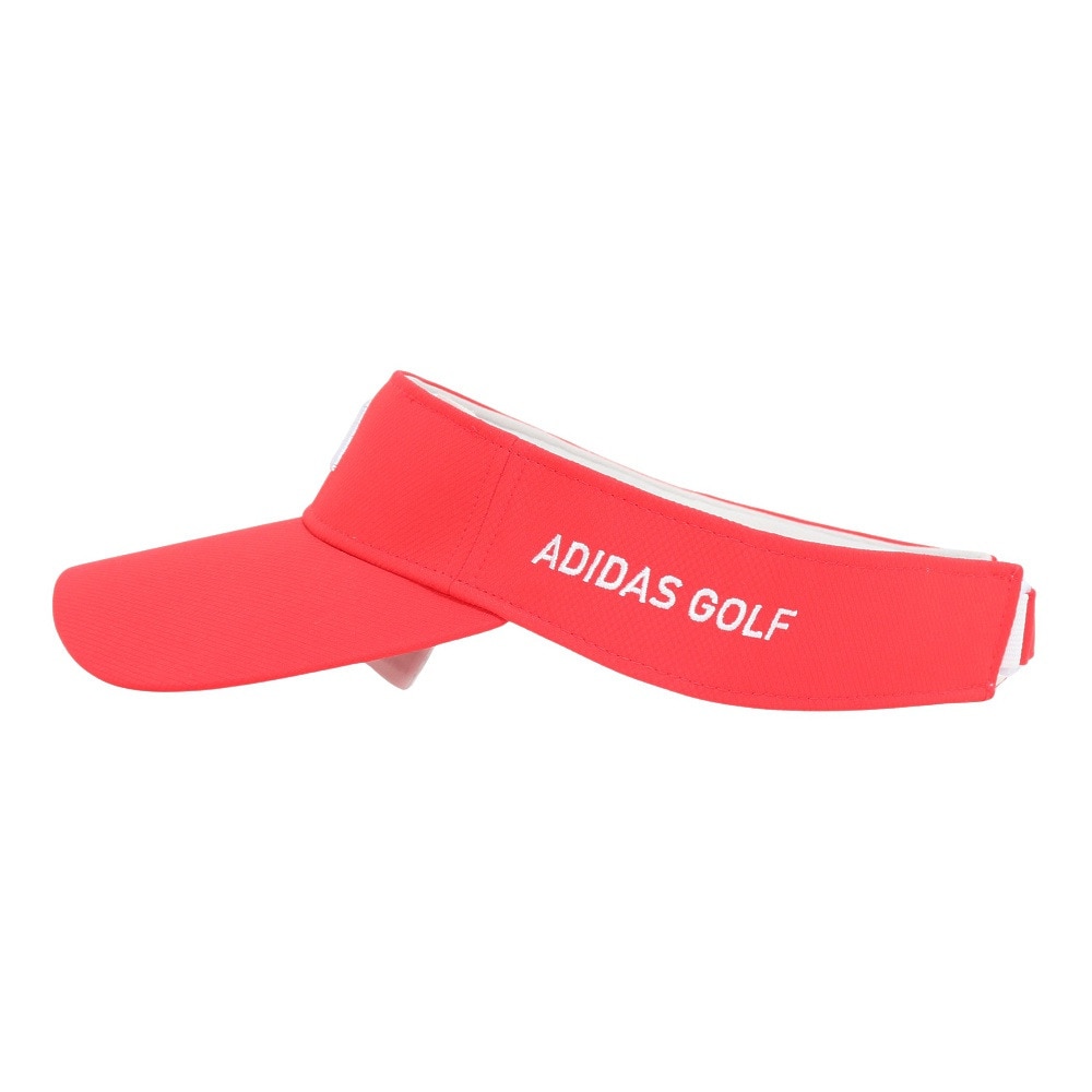 アディダス（adidas）（メンズ、レディース）サイドロゴ バイザー KTK05-JH3649RED