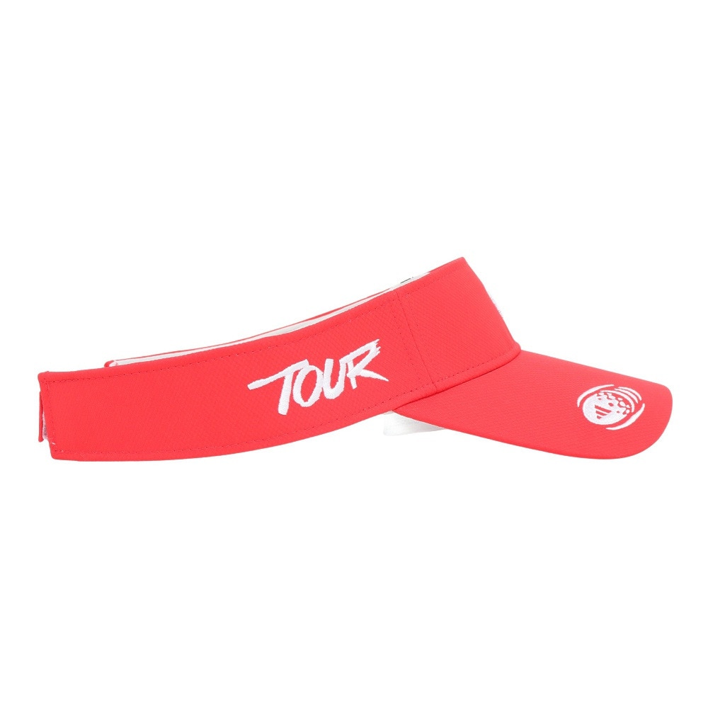アディダス（adidas）（メンズ、レディース）サイドロゴ バイザー KTK05-JH3649RED