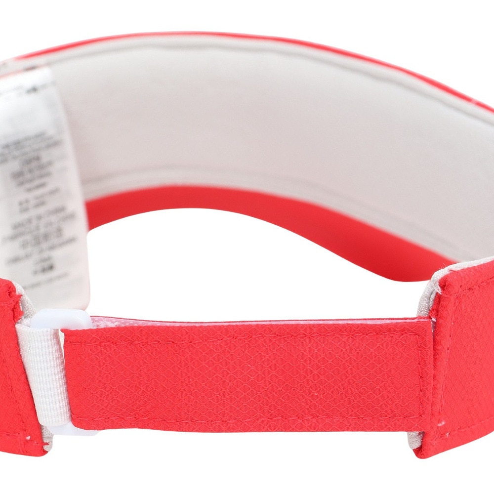 アディダス（adidas）（メンズ、レディース）サイドロゴ バイザー KTK05-JH3649RED