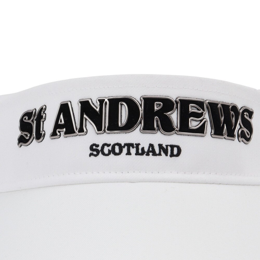 セントアンドリュース（ST.ANDREWS）（メンズ、レディース）帽子 機能素材 サンバイザー 042-5187552-030