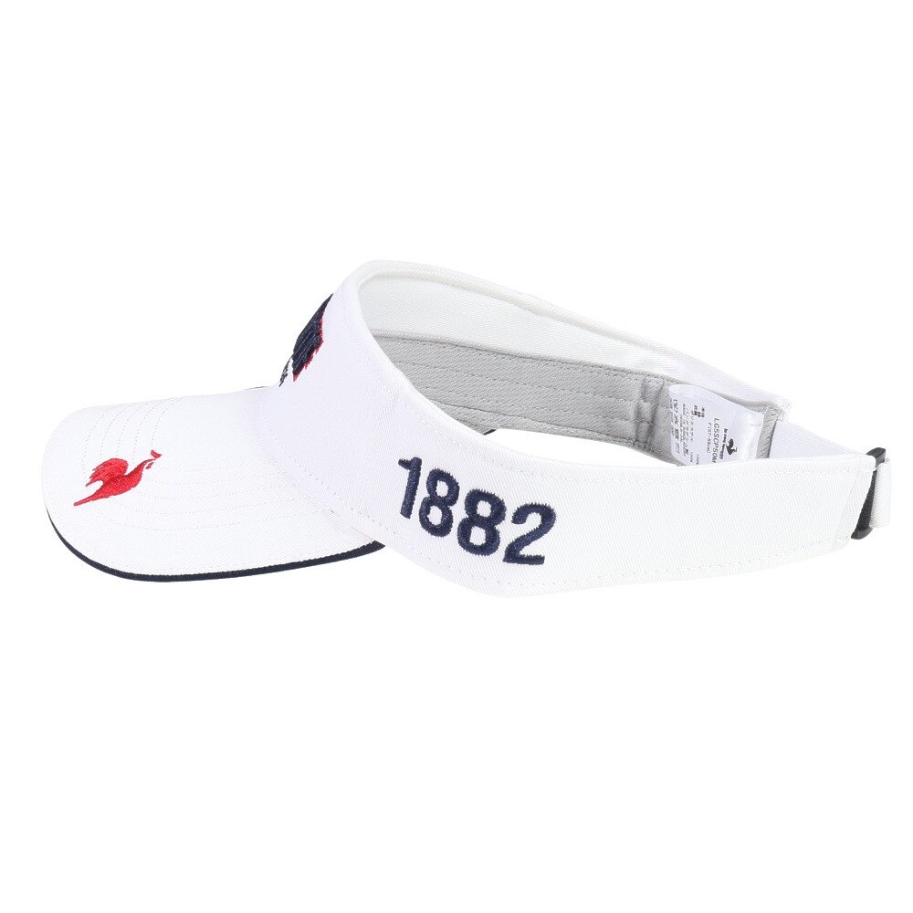 ルコックスポルティフ（lecoqsportif）（メンズ）定番ロゴサンバイザー LG5SCP50M WH00