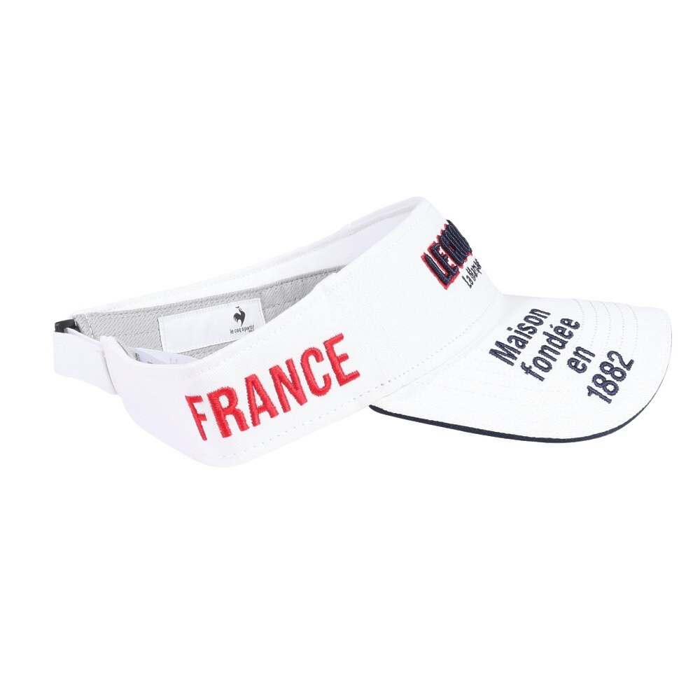 ルコックスポルティフ（lecoqsportif）（メンズ）定番ロゴサンバイザー LG5SCP50M WH00
