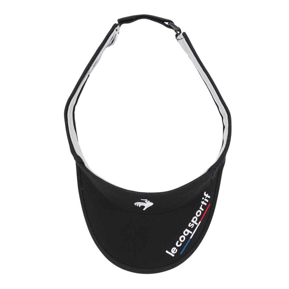 ルコックスポルティフ（lecoqsportif）（メンズ）ゴルフ 定番イヤーカーブサンバイザー LG5SCP51M BK00
