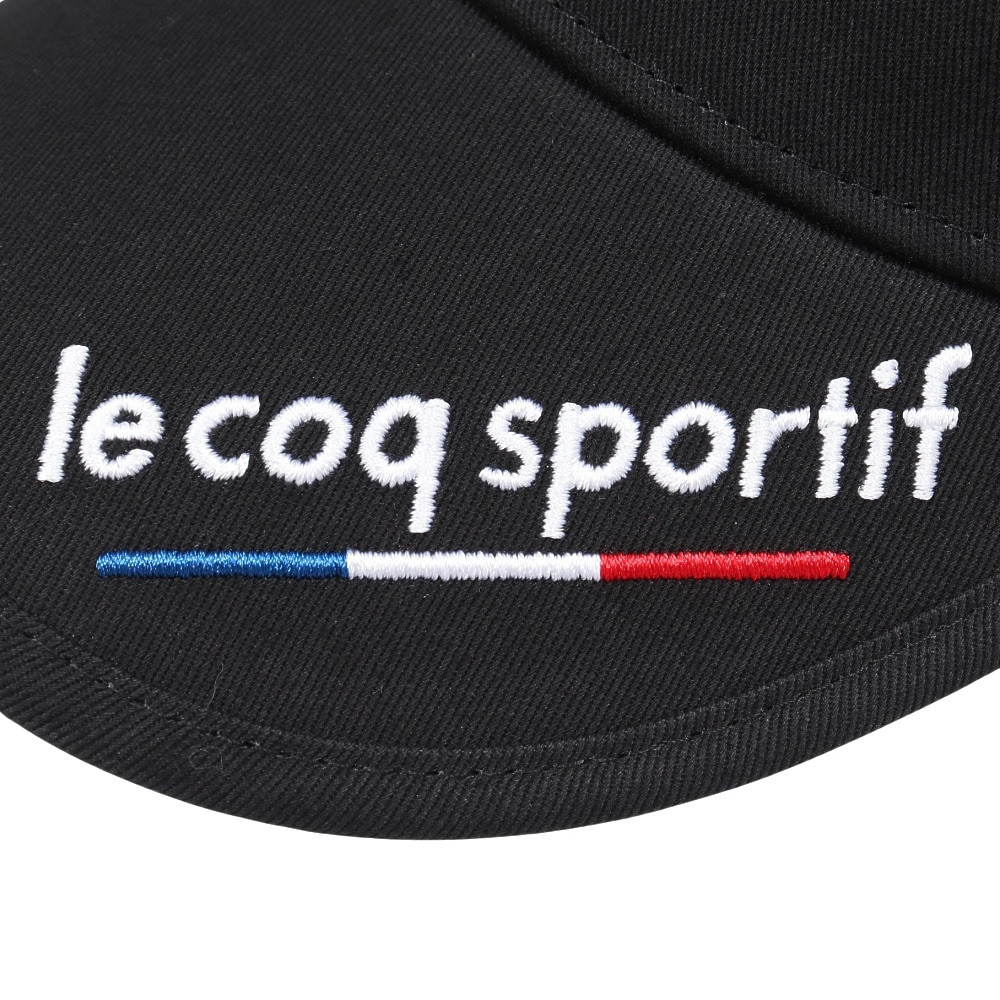 ルコックスポルティフ（lecoqsportif）（メンズ）ゴルフ 定番イヤーカーブサンバイザー LG5SCP51M BK00