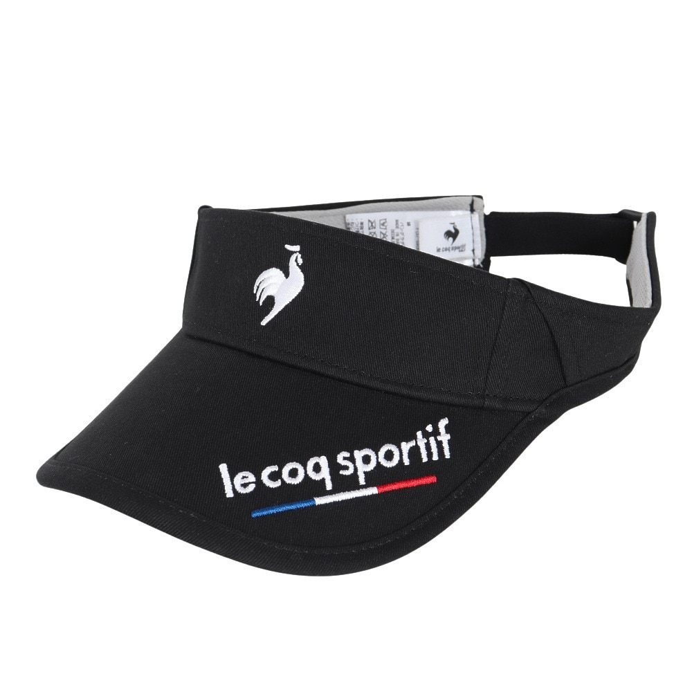 ルコックスポルティフ（lecoqsportif）（メンズ）ゴルフ 定番イヤーカーブサンバイザー LG5SCP51M BK00