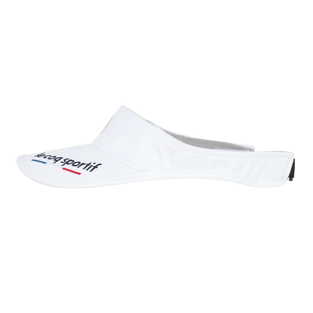 ルコックスポルティフ（lecoqsportif）（メンズ）ゴルフ 定番イヤーカーブサンバイザー LG5SCP51M WH00