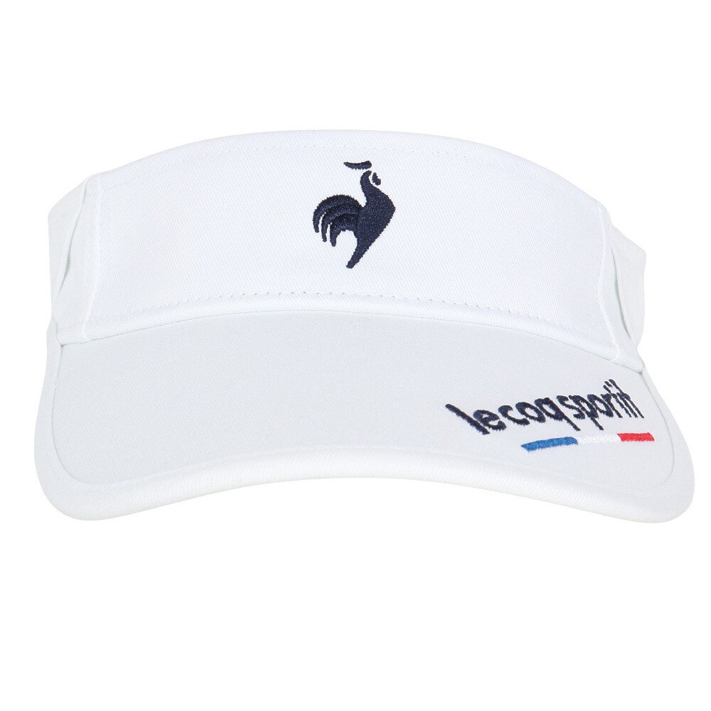 ルコックスポルティフ（lecoqsportif）（メンズ）ゴルフ 定番イヤーカーブサンバイザー LG5SCP51M WH00