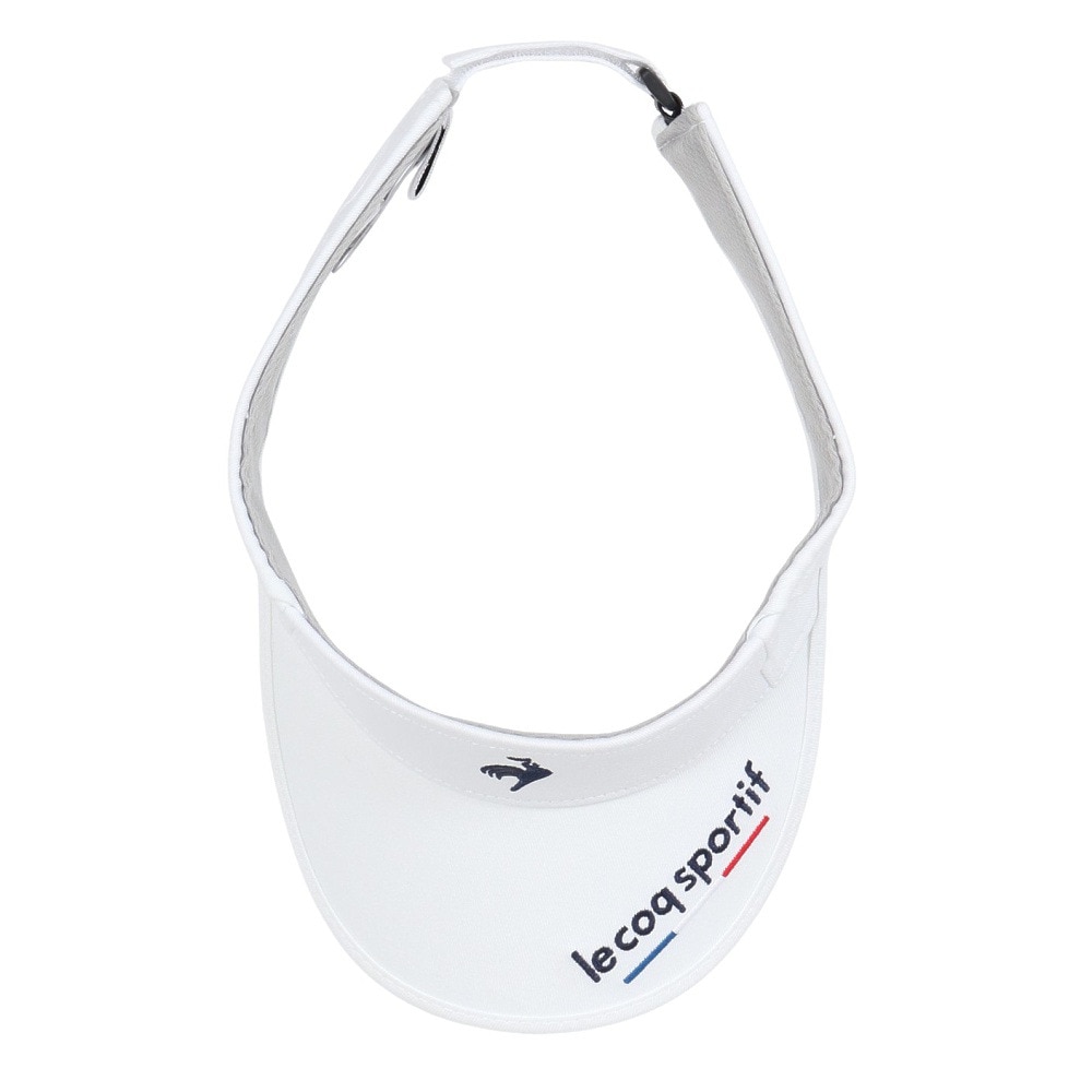 ルコックスポルティフ（lecoqsportif）（メンズ）ゴルフ 定番イヤーカーブサンバイザー LG5SCP51M WH00