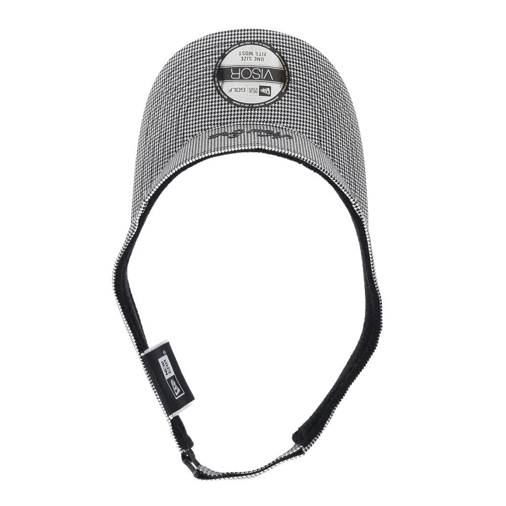 ニューエラ（NEW ERA）（メンズ、レディース）ゴルフ サンバイザー Houndstooth BLK 14391268