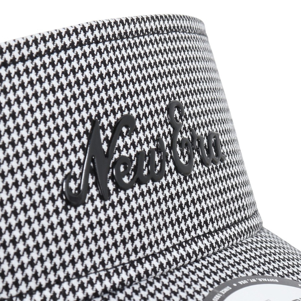 ニューエラ（NEW ERA）（メンズ、レディース）ゴルフ サンバイザー Houndstooth BLK 14391268