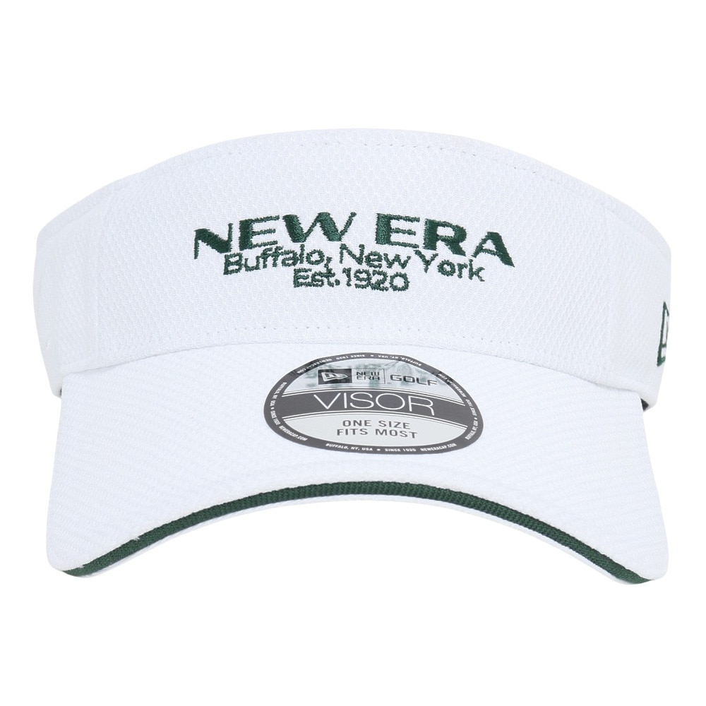 ニューエラ（NEW ERA）（メンズ、レディース）ゴルフ 吸汗速乾 サンバイザー Diamond Era WHI 14391269