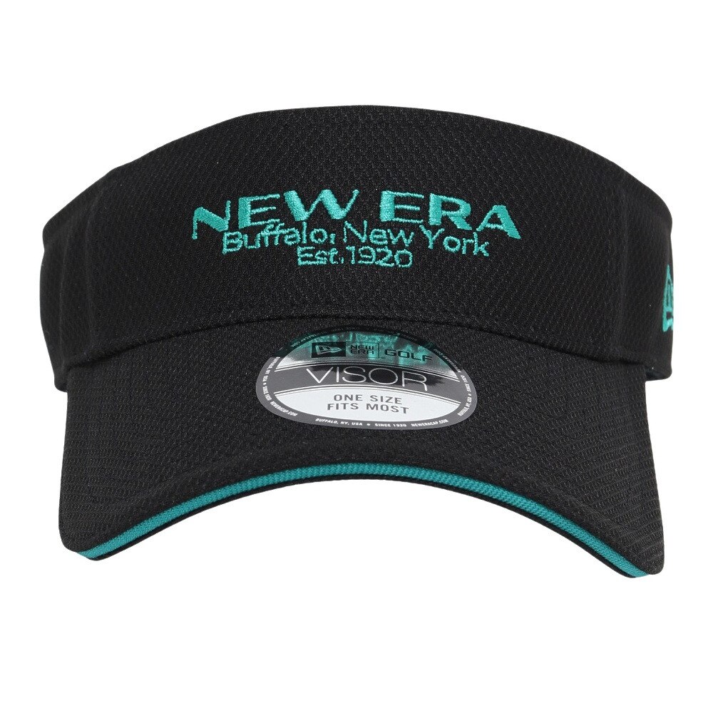 ニューエラ（NEW ERA）（メンズ、レディース）ゴルフ 吸汗速乾 サンバイザー Diamond Era BLK 14391270