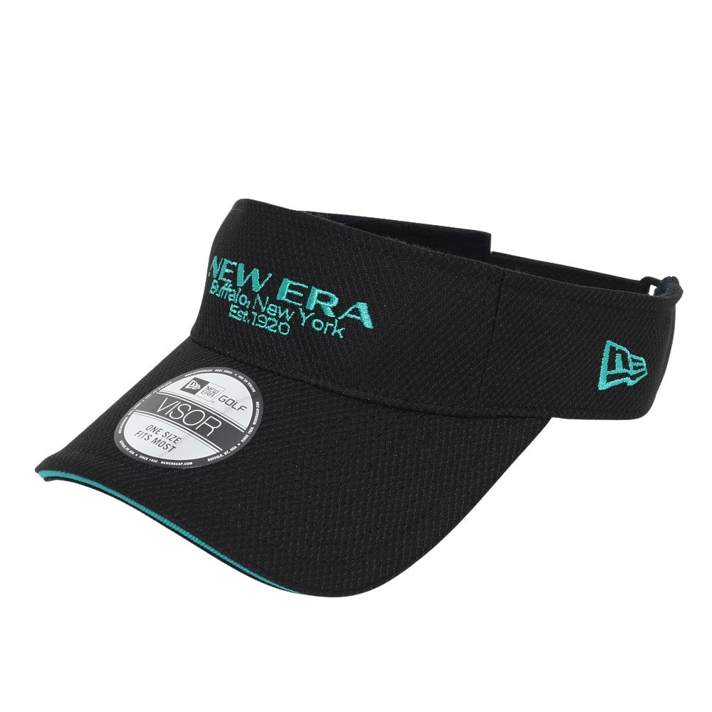 ニューエラ（NEW ERA）（メンズ、レディース）ゴルフ 吸汗速乾 サンバイザー Diamond Era BLK 14391270