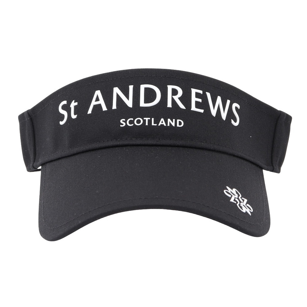 セントアンドリュース（ST.ANDREWS）（メンズ、レディース）帽子 TCツイル ロゴバイザー 042-5287854-010