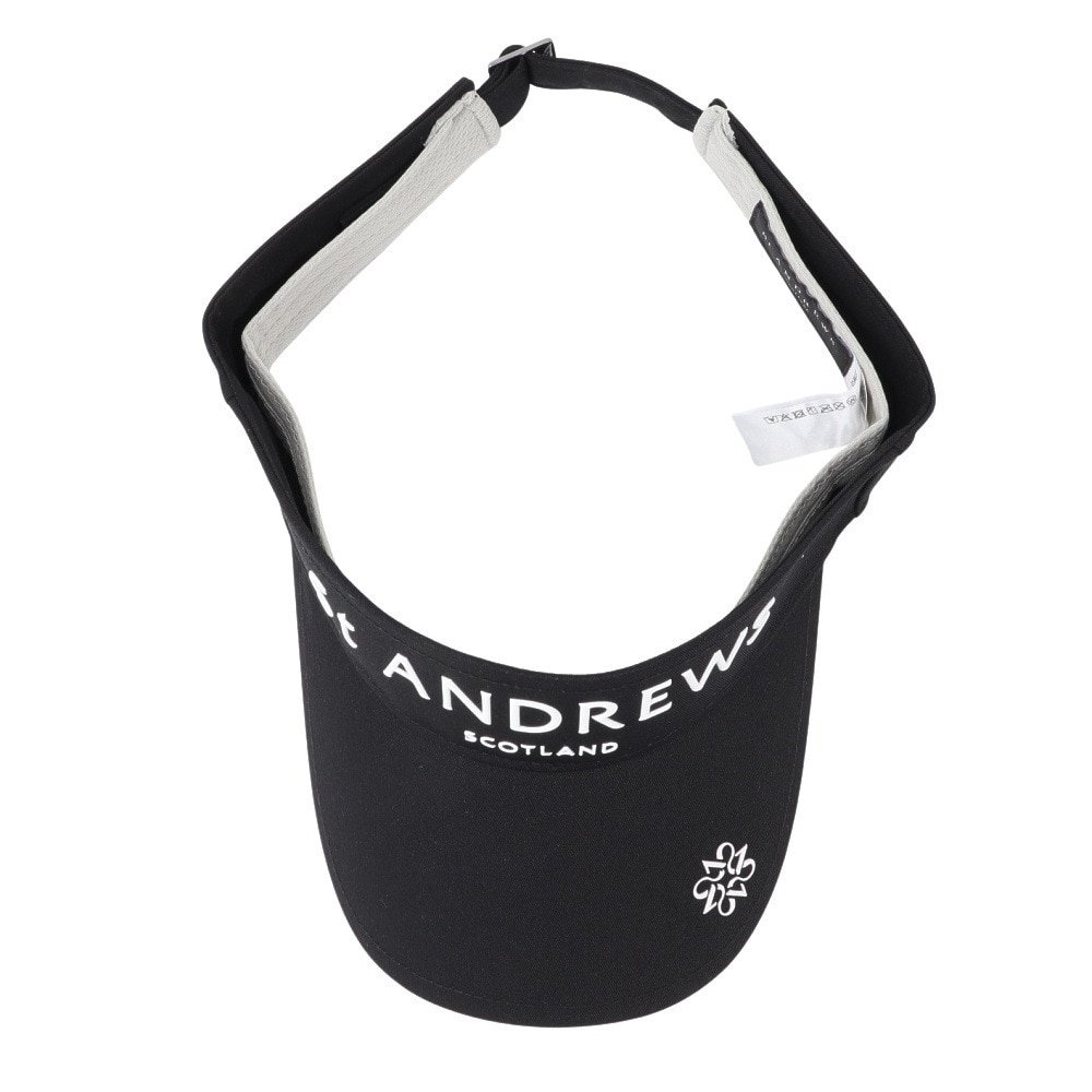 セントアンドリュース（ST.ANDREWS）（メンズ、レディース）帽子 TCツイル ロゴバイザー 042-5287854-010