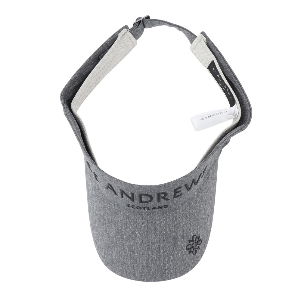 セントアンドリュース（ST.ANDREWS）（メンズ、レディース）帽子 TCツイル ロゴバイザー 042-5287854-020