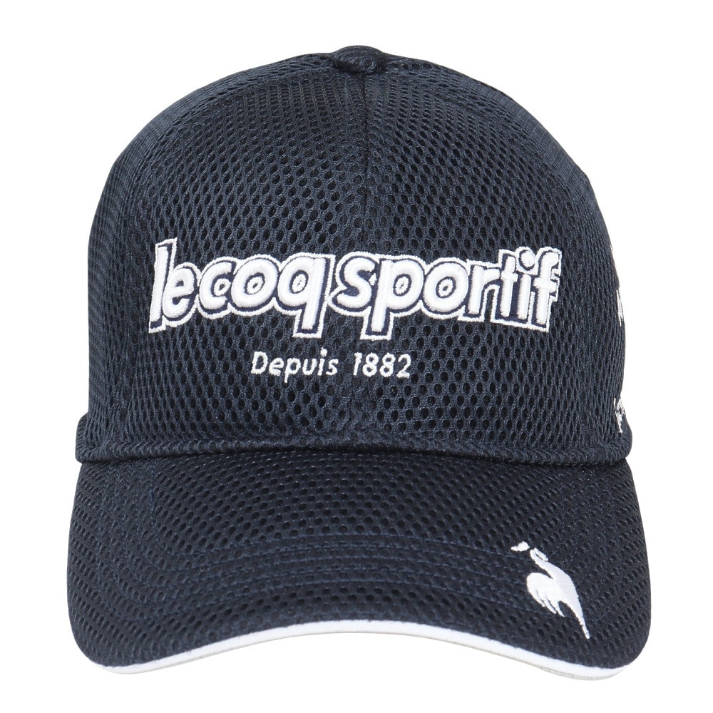 ルコックスポルティフ（lecoqsportif）（メンズ）ゴルフ ダブルラッセル クーリングキャップ LG5SCP15M NV00