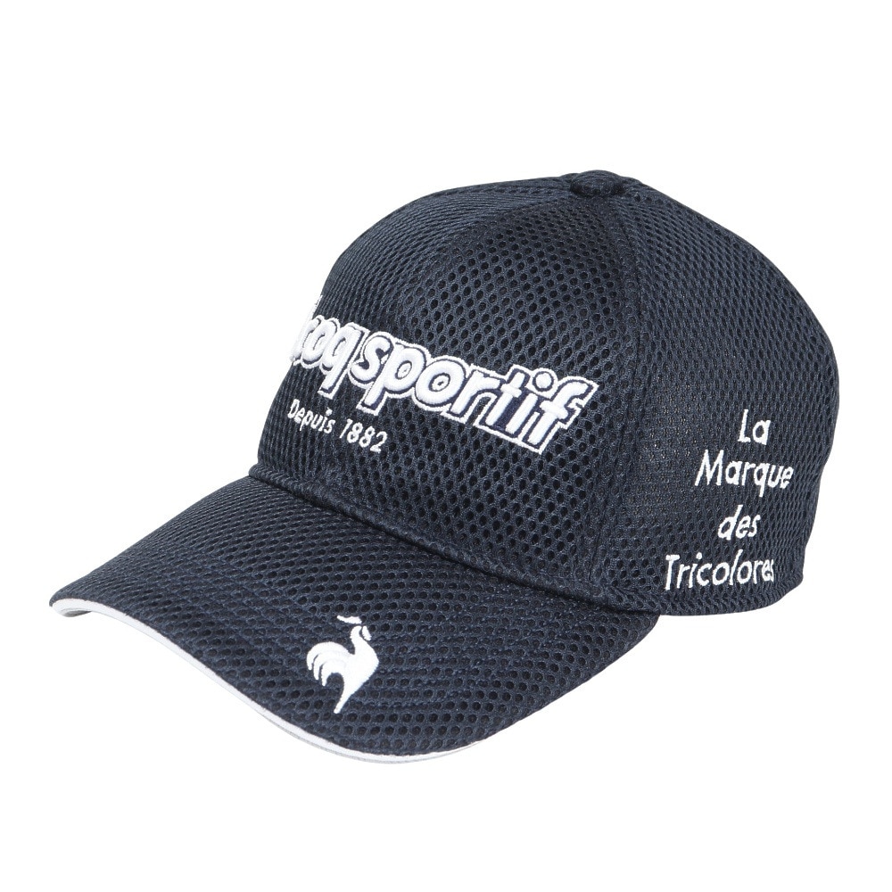 ルコックスポルティフ（lecoqsportif）（メンズ）ゴルフ ダブルラッセル クーリングキャップ LG5SCP15M NV00