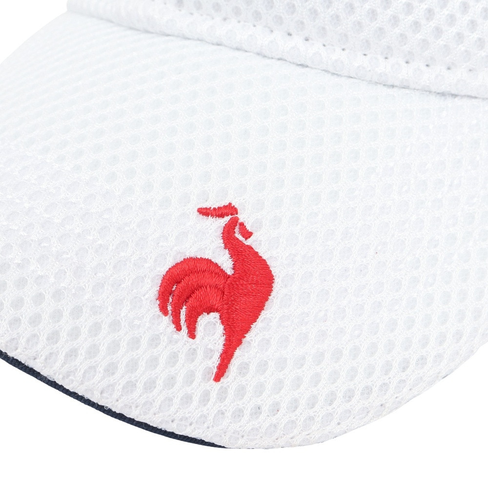 ルコックスポルティフ（lecoqsportif）（メンズ）ゴルフ ダブルラッセル クーリングキャップ LG5SCP15M WH00