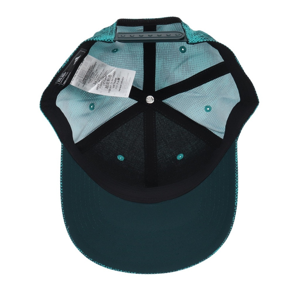 アディダス（adidas）（メンズ）ゴルフ 吸湿 キャップ ツアー プリントスナップバック JVU82-JL7925 GRN