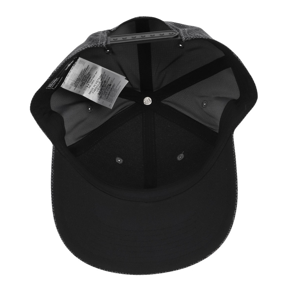 アディダス（adidas）（メンズ）ゴルフ 吸湿 キャップ ツアー プリントスナップバック ハット JVU82-JW1452 BLK