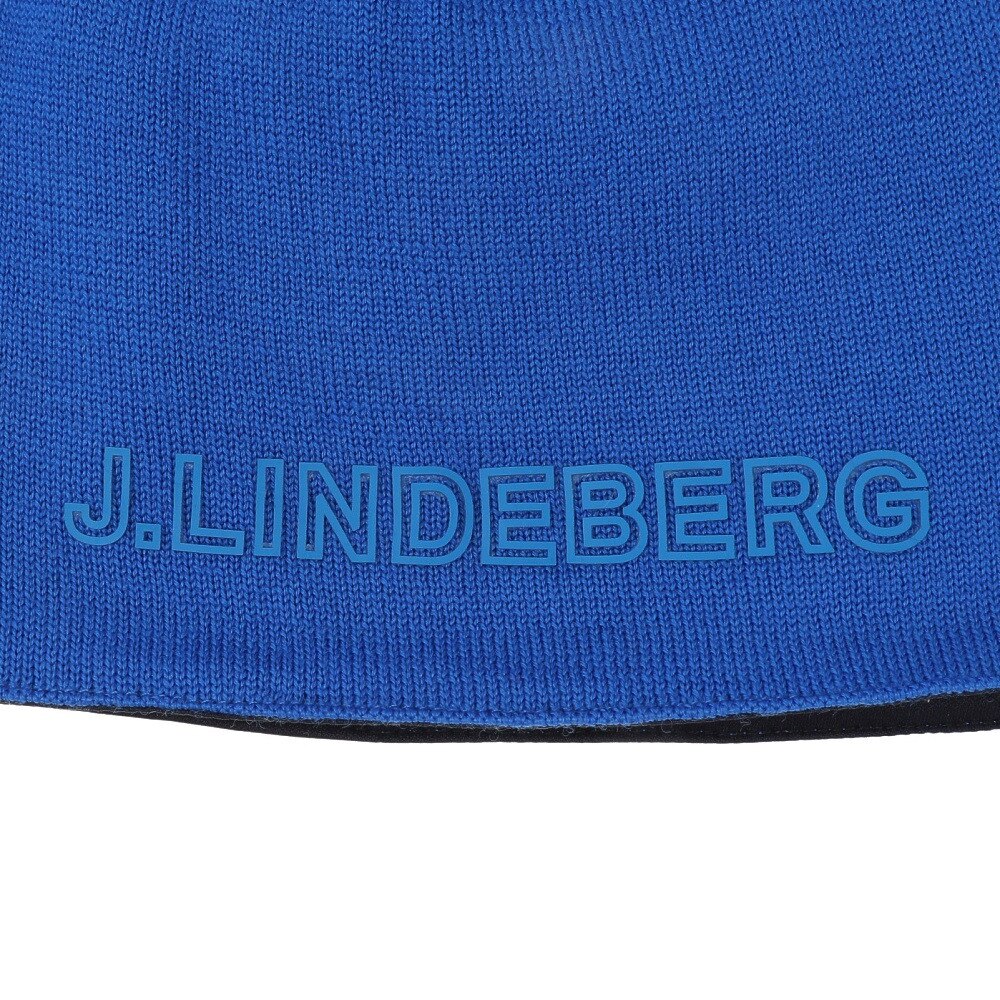 J.LINDEBERG（メンズ）ゴルフ 防寒 あったかグッズ 寒さ対策 エコテックス 防風ニット帽 073-57904-096