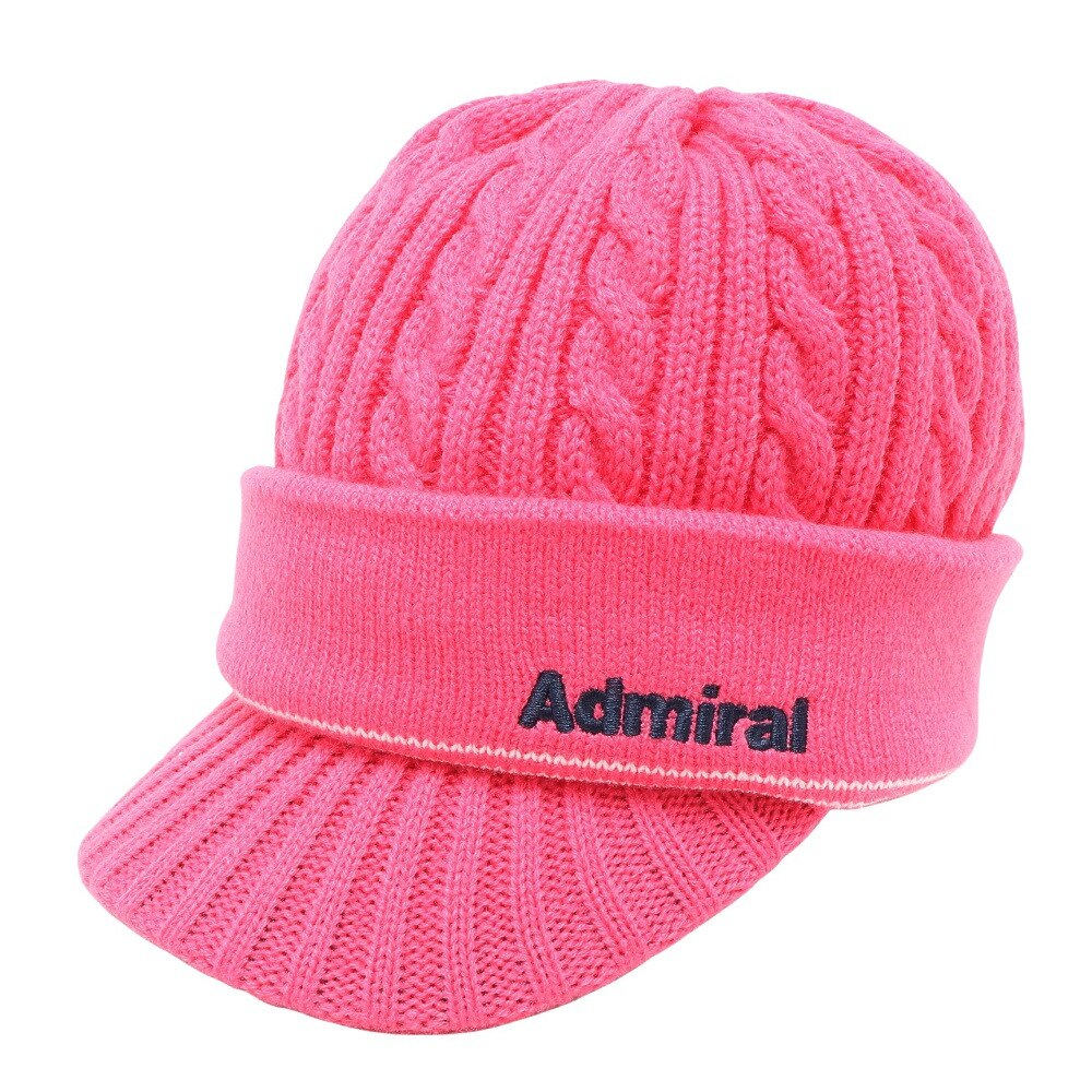 ＜ヴィクトリアゴルフ＞ アドミラル ゴルフ ニットキャップ ADMB2F57-PNK ＦＦ 60 衣料小物 帽子ニットキャップ画像