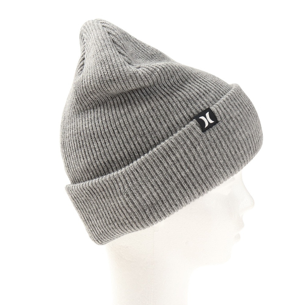 ハーレー（HURLEY）（メンズ）ゴルフ 寒さ対策 防寒 あったかグッズ ニットキャップ 2WAY LAVEL ビーニー MHW2200008-GRHT