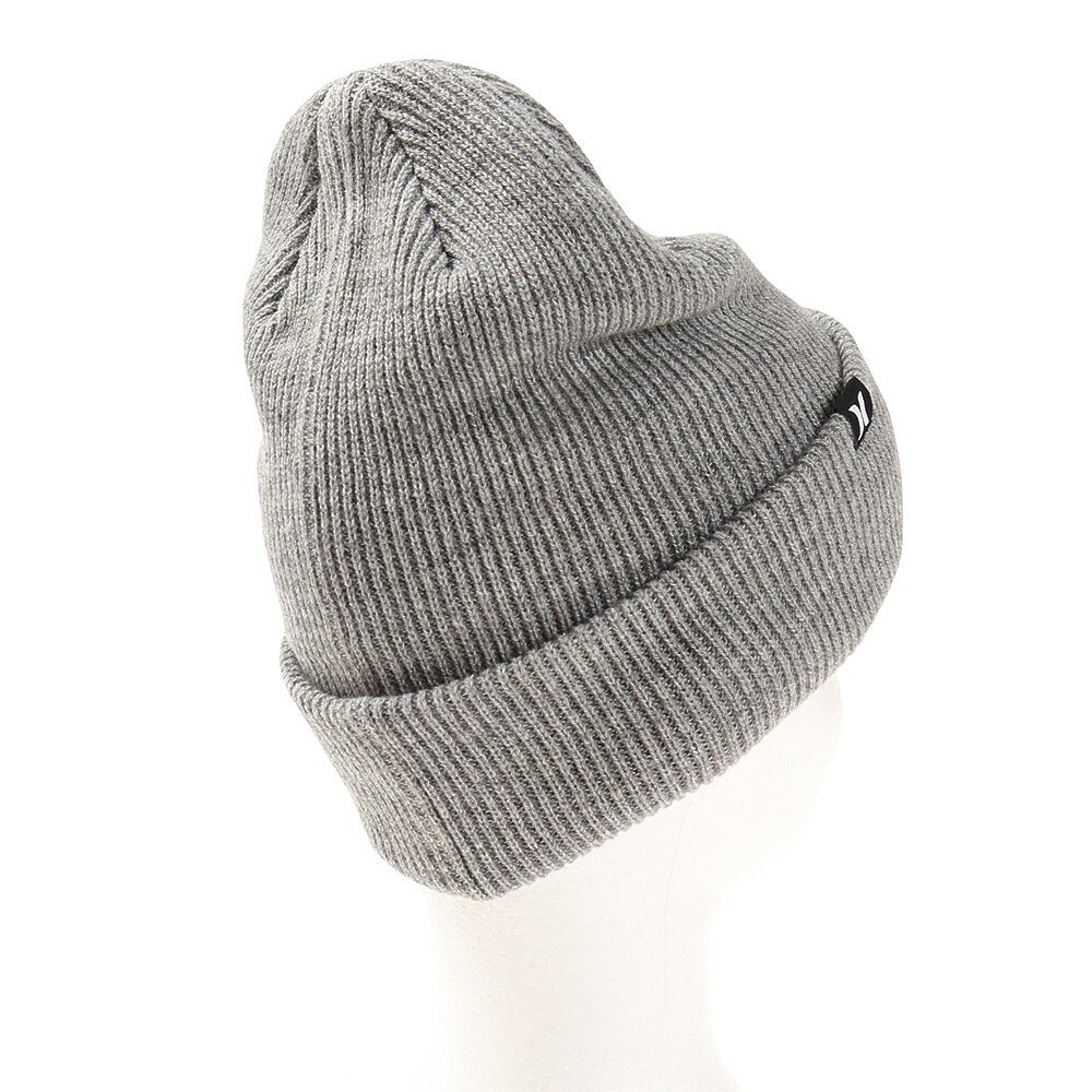 ハーレー（HURLEY）（メンズ）ゴルフ 寒さ対策 防寒 あったかグッズ ニットキャップ 2WAY LAVEL ビーニー MHW2200008-GRHT