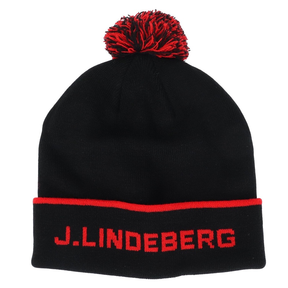 J.LINDEBERG（メンズ）ゴルフ ニット帽 ストライプビーニー 073-59940-019