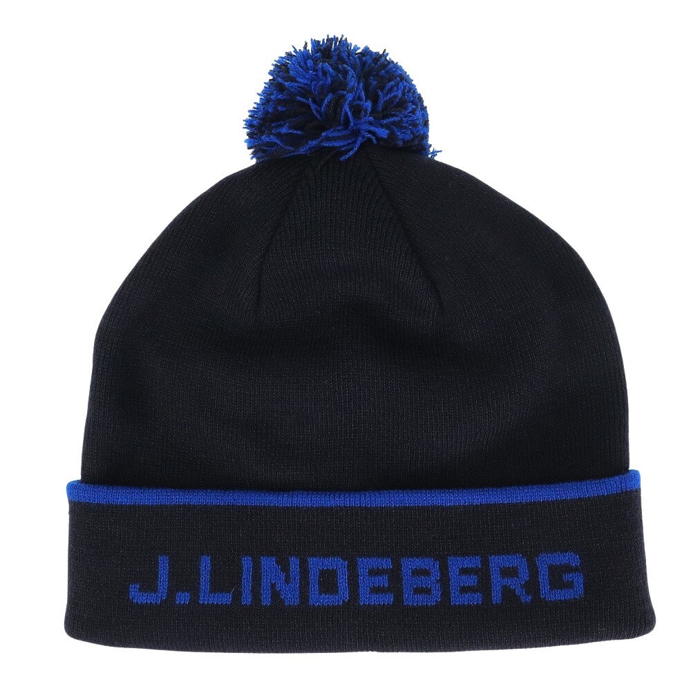 J.LINDEBERG（メンズ）ゴルフ ニット帽 ストライプビーニー 073-59940-098