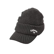 キャロウェイ（CALLAWAY）（メンズ）ゴルフ へリンボン編みブリムニットキャップ C23291119-1010