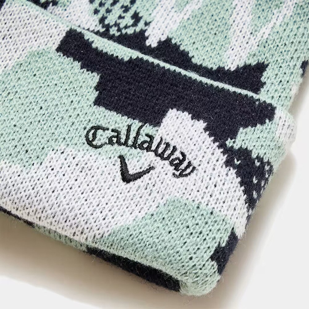 キャロウェイ（CALLAWAY）（メンズ）ゴルフ 防寒 寒さ対策 カモフラ柄ビーニー ニット帽 C23291120-1130