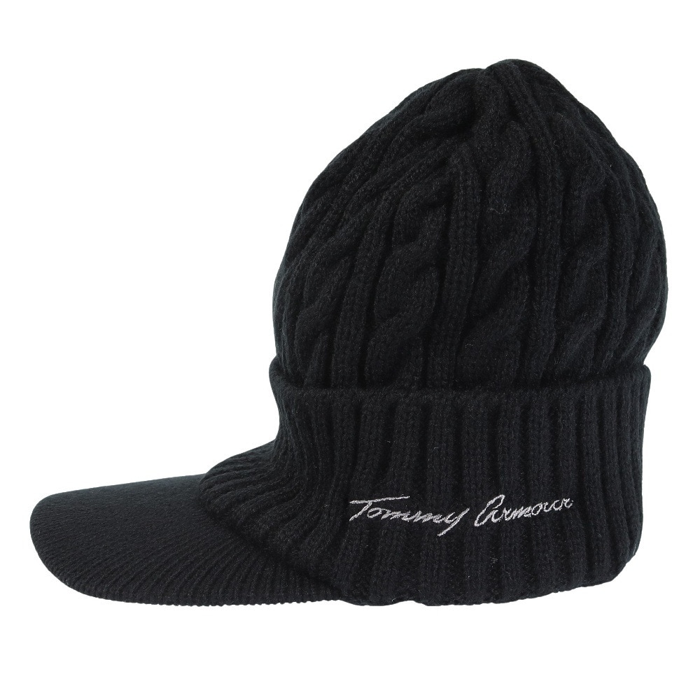 トミーアーマー（Tommy Armour）（メンズ）ゴルフ 帽子 ニットキャップ TAST23F040004 BLK