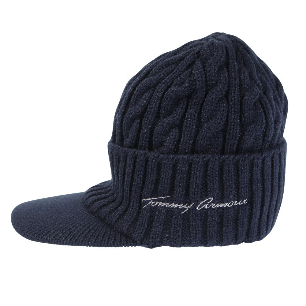 トミーアーマー（Tommy Armour）（メンズ）ゴルフ 帽子 ニットキャップ TAST23F040004 NVY