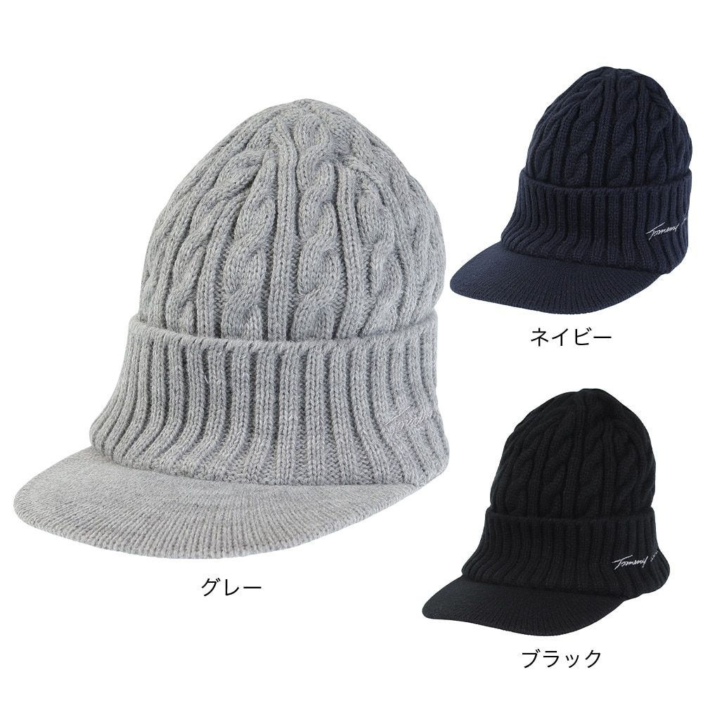 トミーアーマー（Tommy Armour）（メンズ）ゴルフ 帽子 ニットキャップ TAST23F040004 NVY
