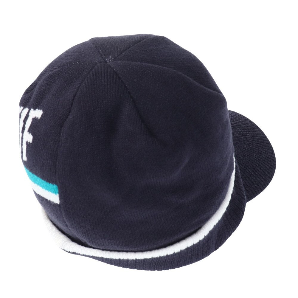ルコックスポルティフ（lecoqsportif）（メンズ）ゴルフ 防寒 庇付きニットキャップ QGBWJC10 NV00