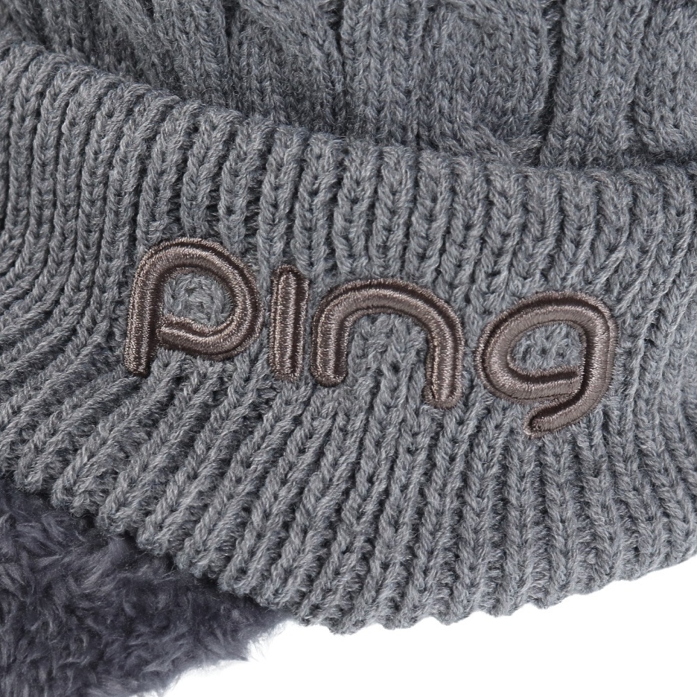 ピン（PING）（レディース）ゴルフ ニットキャップ HW-L2307 BRIM GR 37144