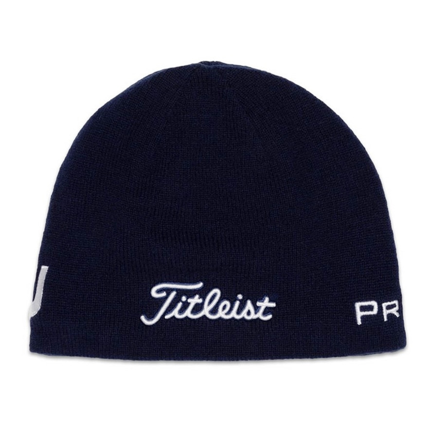 タイトリスト（TITLEIST）（メンズ）ゴルフ ニット帽 防風 メリノウール ビーニー TH23WMWBN2-41