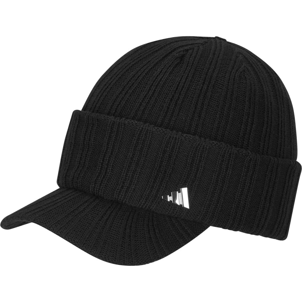 アディダス（adidas）（メンズ）ゴルフ 吸湿保温 COLD.RDY バイザーニットキャップ JTY47-IM6391 BK