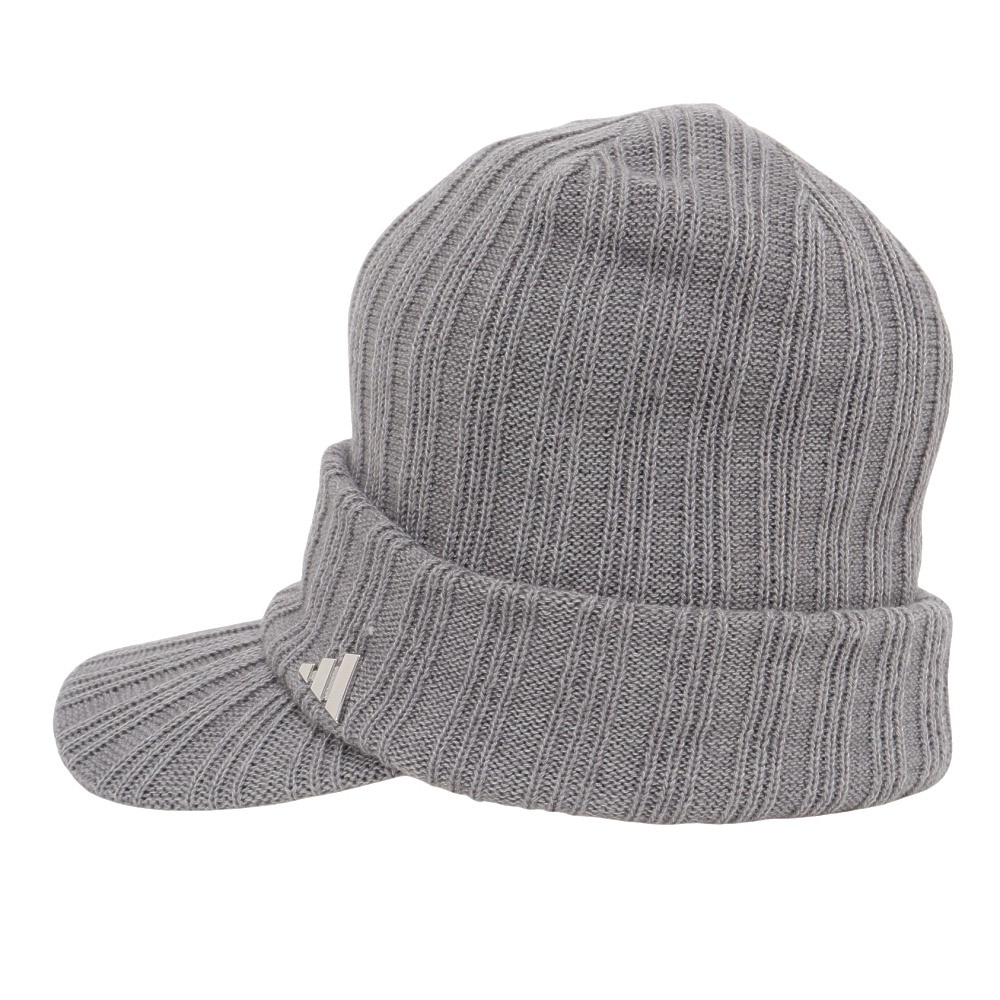 アディダス（adidas）（メンズ）ゴルフ 吸湿保温 COLD.RDY バイザーニットキャップ JTY47-IM6392 GRY