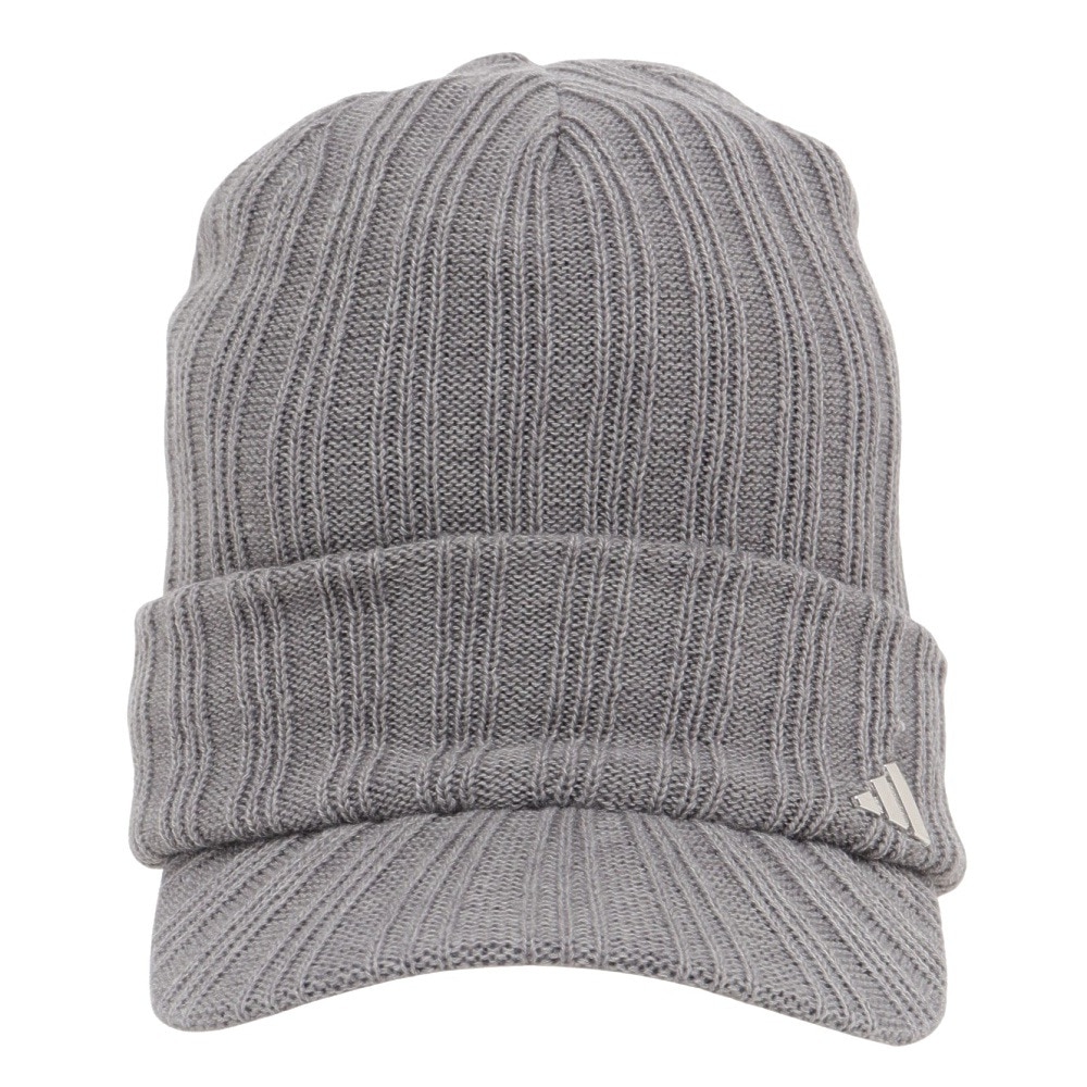 アディダス（adidas）（メンズ）ゴルフ 吸湿保温 COLD.RDY バイザーニットキャップ JTY47-IM6392 GRY