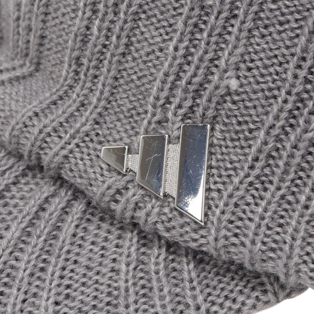 アディダス（adidas）（メンズ）ゴルフ 吸湿保温 COLD.RDY バイザーニットキャップ JTY47-IM6392 GRY