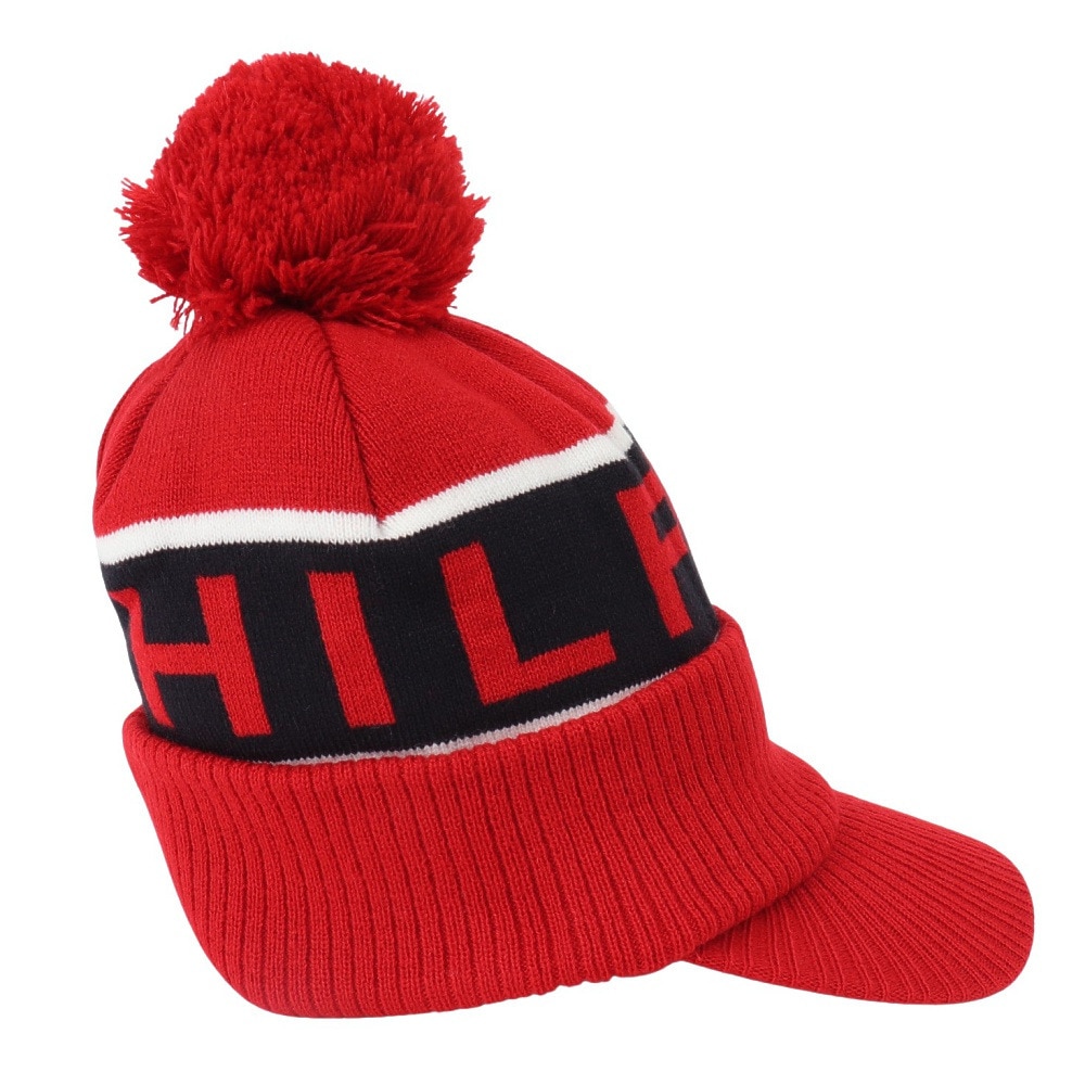 トミー ヒルフィガー ゴルフ（TOMMY HILFIGER GOLF）（メンズ、レディース）ゴルフ キャップ ニット THMB4F53-RED