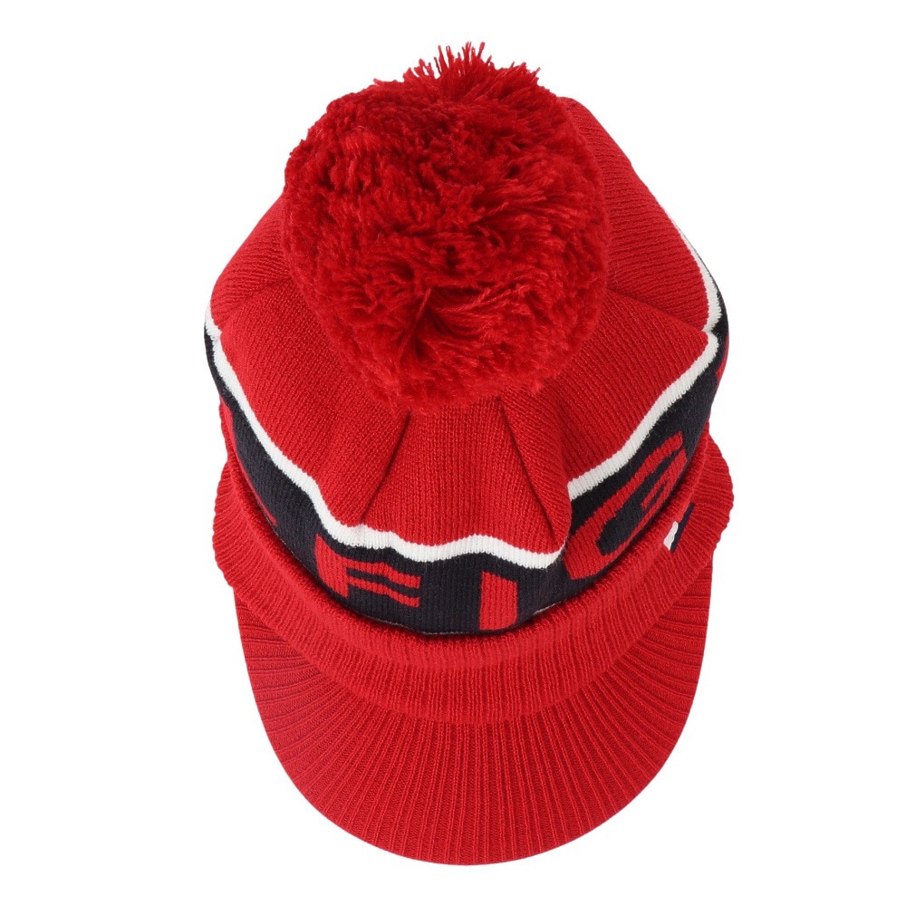トミー ヒルフィガー ゴルフ（TOMMY HILFIGER GOLF）（メンズ、レディース）ゴルフ キャップ ニット THMB4F53-RED