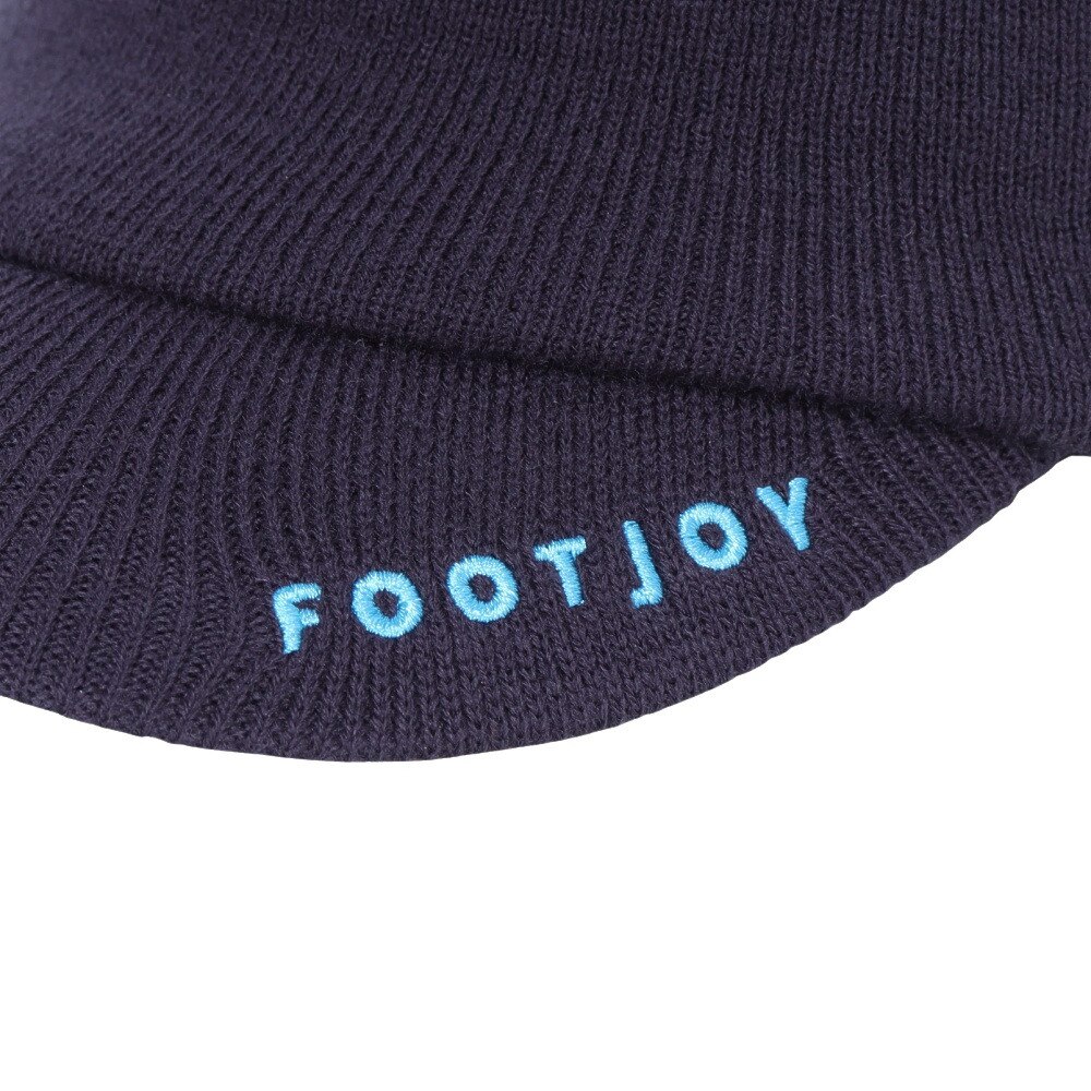 フットジョイ（FOOT JOY）（メンズ）ゴルフ ビッグロゴブリムビーニー NV FH24BBR-4N