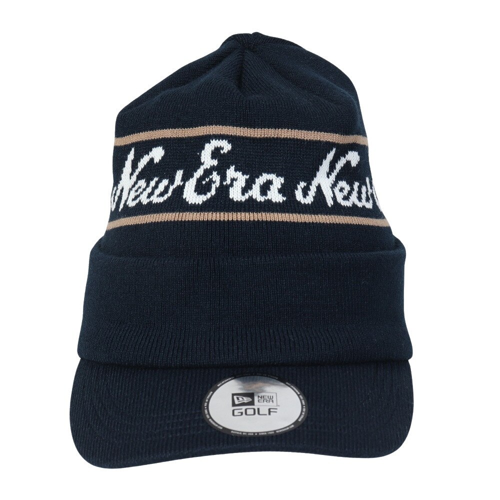 ニューエラ（NEW ERA）（メンズ、レディース）ゴルフ バイザーニット ジャカード オールドロゴ 14326228
