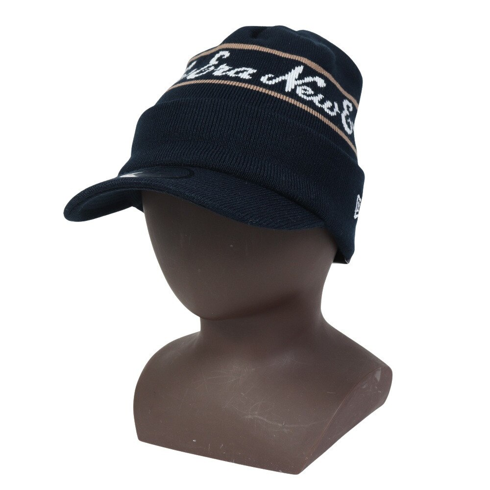 ニューエラ（NEW ERA）（メンズ、レディース）ゴルフ バイザーニット ジャカード オールドロゴ 14326228